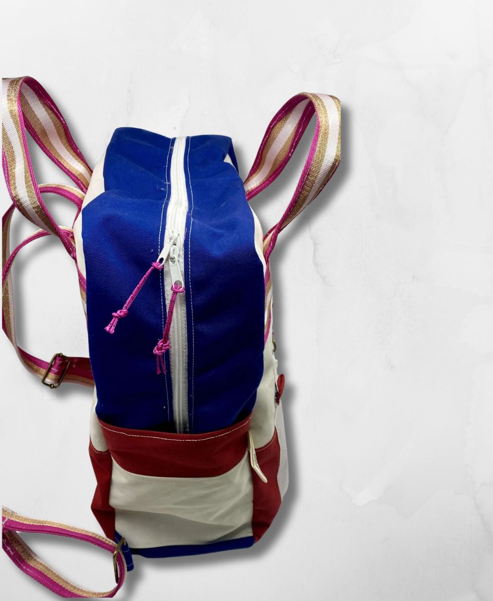 Claire zaino collezione CuCilento personalizzabile su richiesta dettaglio laterale