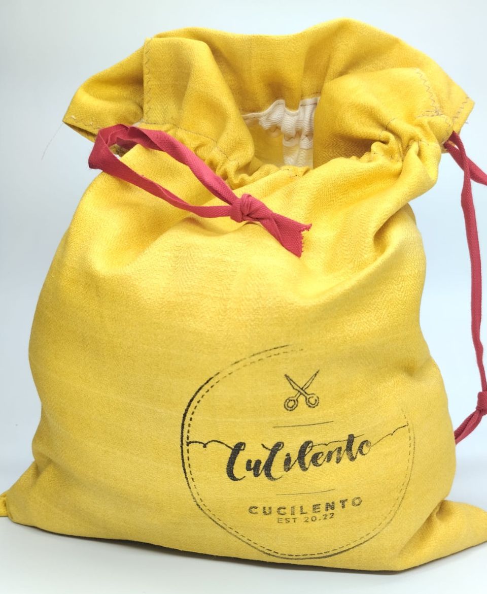 Mimi collezione CuCilento sacchetto giallo